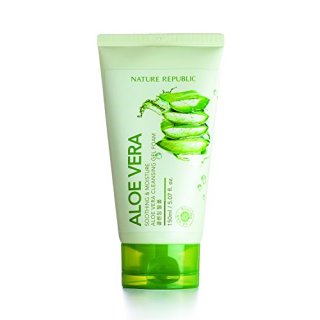 Home Cleansing Gel Foam Soothing and Moisture Aloe Vera