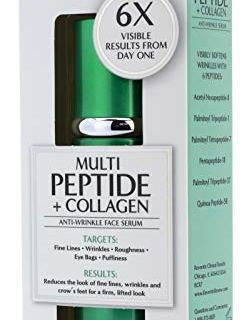 Home Reventin Multi Peptide + Collagen Anti-Wrinkle Serum - Reduces wrinkles, puffiness, and dark circles for youthful, smooth skin.