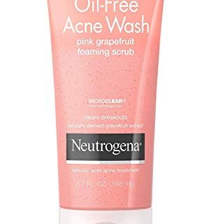 Neutrogena Oil-Free Acne Wash Scrub, Pink Grapefruit