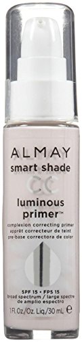 Almay Smart Shade CC Luminous Primer, 1 Fl Oz, Clear
