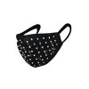 Color Flash Diamond Rhinestone Butterfly Print Face Mask