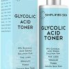 Simplified Skin Glycolic Acid Toner 8% (8 oz) - The Ultimate Exfoliating Facial Peel for Anti-Aging & Acne-Free Skin