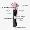 Facial Massager - 2020 Upgraded Beauty Gadget for Daily Care, Red and Blue Light Therapy, Temperature Massage, High-Frequency Vibration