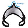 Black face mask Washable Multi Layers with Clip