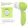 Facial Cleansing Brush PIXNOR Waterproof Spin Brush with 7 Brush Heads – Deep Cleansing & Blackhead Removal
