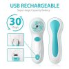 Facial Cleansing Spin Brush Set with 4 Exfoliation Brush Heads