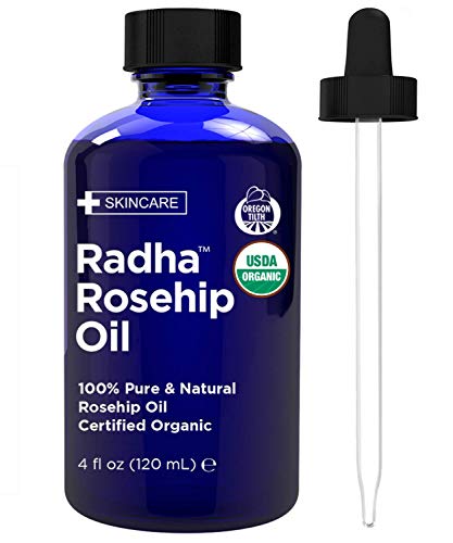 Face Radha Beauty Rosehip Oil USDA Certified Organic