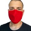 Red Color Cloth Face Mask iHeartRaves