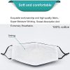 Face Cover Bandana Neck Gaiter White Paisley Balaclava