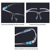 Clear Wide Face Visor with Glasses Frames