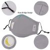 Breathe Freely and Stylishly with Aniwon 3 Pack Anti Dust Pollution Mask - Includes 6 Activated Carbon Filters - PM2.5 Dust Mask for Men and Women