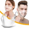 Upgraded Breathable Transparent Face Mask Visor - All Clear, Reusable, and Durable Face Protection for Adults