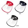 Face Shield With Transparent Sun Visor