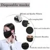 Essential Protection: Wecolor 100 Pcs Disposable 3 Ply Earloop Face Masks for Home, School, Office, and Outdoor Use