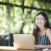 Face Shield with Eyeglass Frames Clear Vision