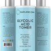 Simplified Skin Glycolic Acid Toner 8% (8 oz) - The Ultimate Exfoliating Facial Peel for Anti-Aging & Acne-Free Skin