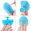 Super Soft Silicone Face Cleanser & Massager Brush – Gentle Cleansing for Sensitive Skin (Pack of 4)