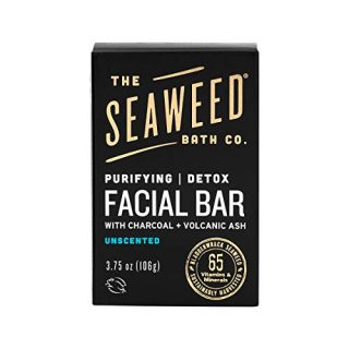 Seaweed Bathtub Co. Purifying Detox Facial Bar Soap - Natural Organic Skincare - 3.75 oz - Vegan, Paraben-Free, Cruelty-Free