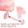 Rose Quartz Face Roller and Gua Sha Set