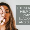 Face Scrub &  Exfoliating Body Scrub for Acne Scars