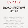 Tinted Face Sunscreen Moisturizer with Hyaluronic Acid