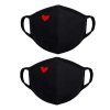 Reusable Face Mask Black Anti-dust Cotton Washable Windproof