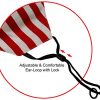 American Flag Adjustable Reusable Face Mask Designer
