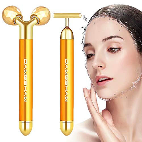 Beauty Bar 24k Golden Pulse Facial Face Massager