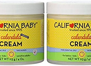 California Baby Calendula Moisturizing Cream dry skin on Face