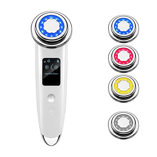 Face Massager, 6-IN-1 Electric High frequency Vibration