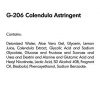 Calendula Astringent with AHA 16 oz: Glycolic Facial Toner for Oily & Combo Skin