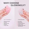 GLOWINGLY Rose Quartz Gua Sha Face Massager