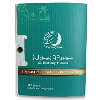 Natural Bamboo Charcoal Oil Absorbing Facial Skin Tissues