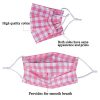 Pink Face Mask stylish Cotton Fashion Reusable