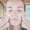 Face Exfoliator Cream Facial Scrub with Cleansing Brush Machine