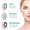 Facial Cleansing Spin Brush Set with 3 Exfoliating Brush Heads