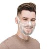 Face Mask Reusable Clear Face Screen Lightweight Breathable Mouth Shield