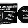 Brickell Men's Ultimate Anti-Aging Routine: Night Face Cream and Eye Cream for Wrinkle Reduction