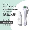 Radiant Glow Revolution: 540 Titanium Micro Needle Derma Roller for Youthful Skin - 0.25mm Microdermabrasion Marvel with Free Storage Case