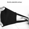 Reusable Face Mask Black Anti-dust Cotton Washable Windproof
