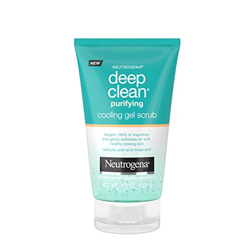 Face Scrub Purifying Cooling Gel and Exfoliating
