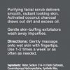 Natural Exfoliator Activated Charcoal Facial Scrub