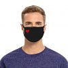 Reusable Face Mask Black Anti-dust Cotton Washable Windproof