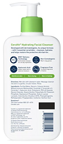 41lhjhEGRPL Daily Facial Cleanser CeraVe Hydrating Face Wash
