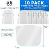 International Salon World Safety Face Shields with Glasses Frames (Pack of 10)