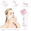 Facial Cleansing Spin Brush Set with 4 Exfoliation Brush Heads