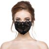 Breathable Lace Embroidery Thin Face Mask