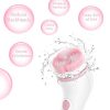 Facial Cleansing Spin Brush Set with 4 Exfoliation Brush Heads