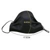 100 Pack Black Disposable Face Masks with Adjustable Ear Loops and 3-Layer Protection