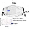Christmas Unisex 3D Print Face Visor with 2 Filter